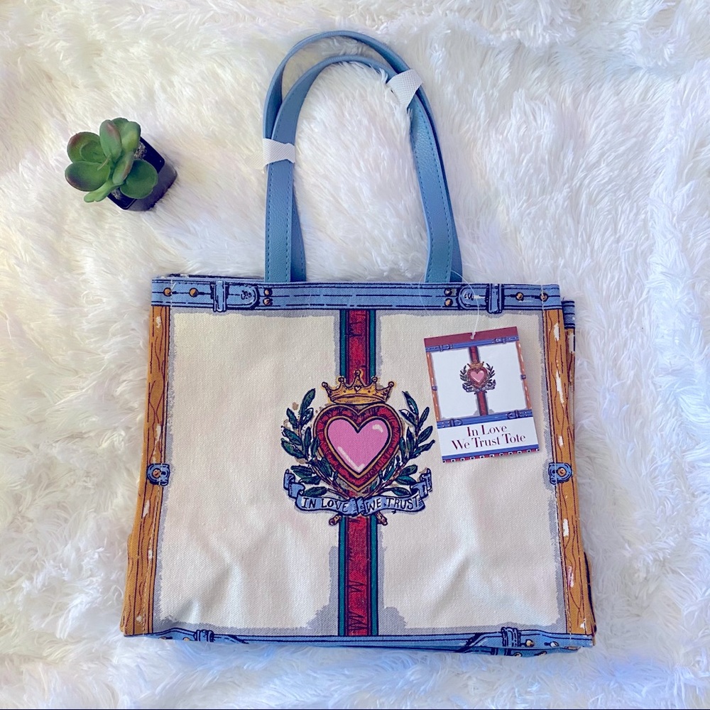Brighton In Love We Trust Tote Handbag